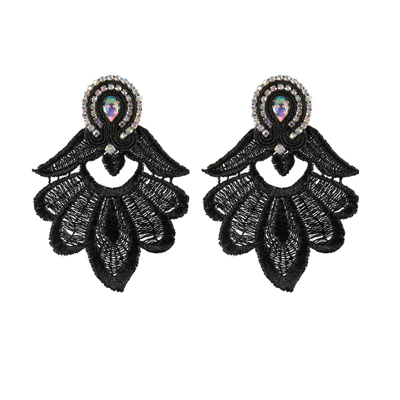 New Ethnic Fashion - ファッション女性用イヤリングジュエリーアクセサリー、ソタッシュイヤリング、レースダングルイヤリング、カラフルな花嫁用イヤリング、最新トレンド