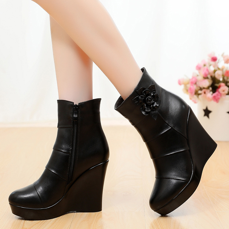 33-41 プラスサイズ レディース ハイブーツ 女性用 プ - Ethnic Fashion Women のレビューと価格