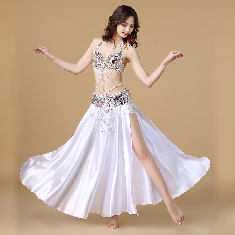 ベリーダンス衣装インドダンス 3 個ブラジャー & ベルト  - Ethnic Fashion India のレビューと価格